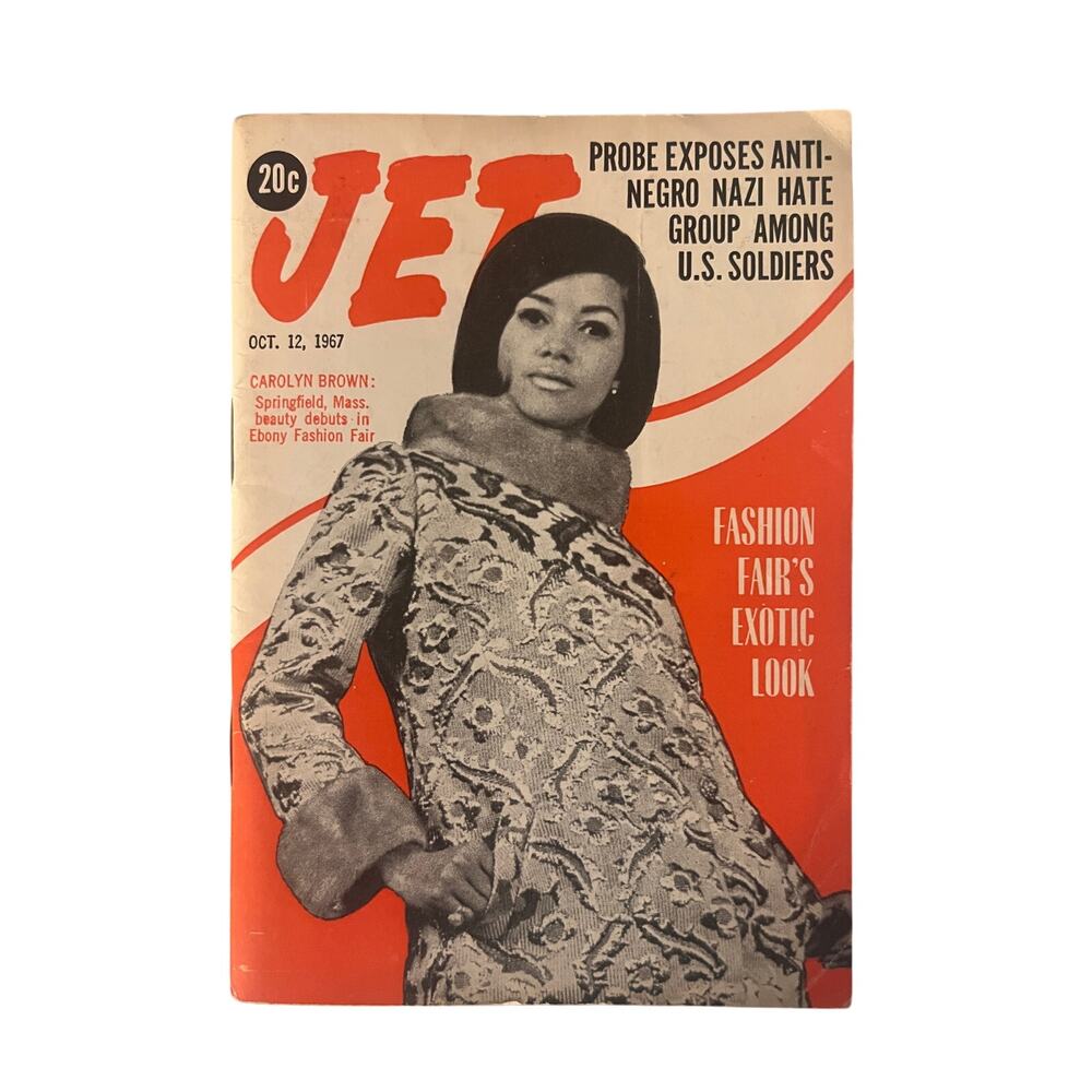 JET Magazine Oct 12 1967 Carolyn Brown Ebony Fashion Fair Black History